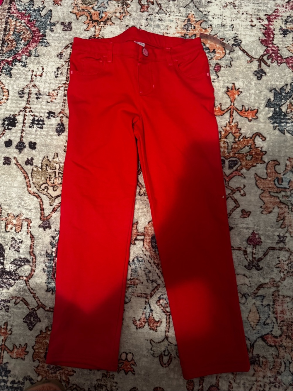 Carter's Bright Red Girls' Leggings